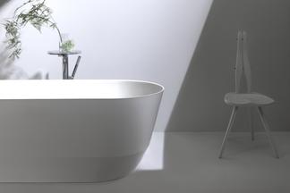 freistehende Badewanne aus Marbond aus der Kollektion Pro