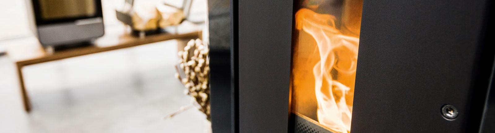 Kaminofen Detailansicht